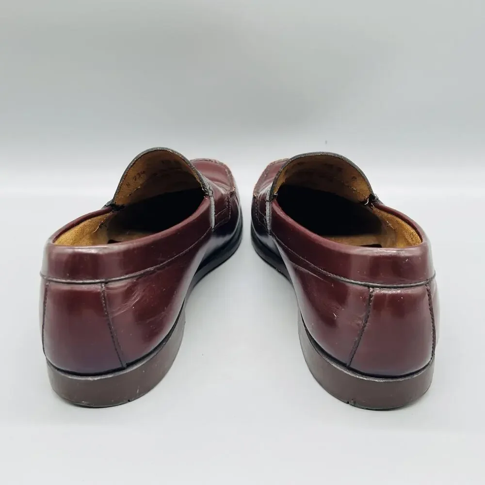 GH Bass & Co Shoes Mens 10.5 Brown Leather Weejuns Penny Loafers Slip On Dress